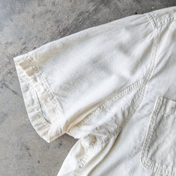 Duluth Trading Co Men's Hemp Short Sleeve Button Down Shirt size XL - Picture 3 of 7